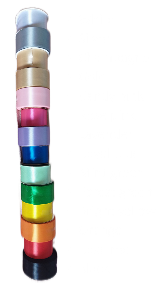 ribbon colours available